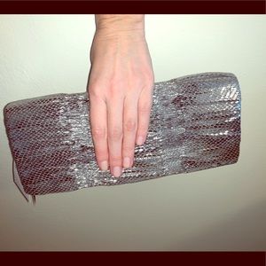 Silver clutch